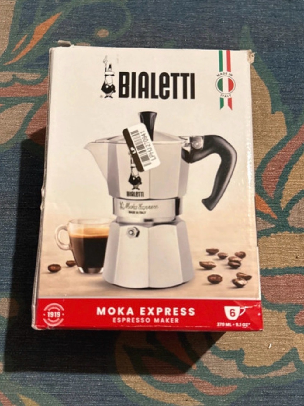 Bialetti Moka Express Espresso Maker - Silver & Black